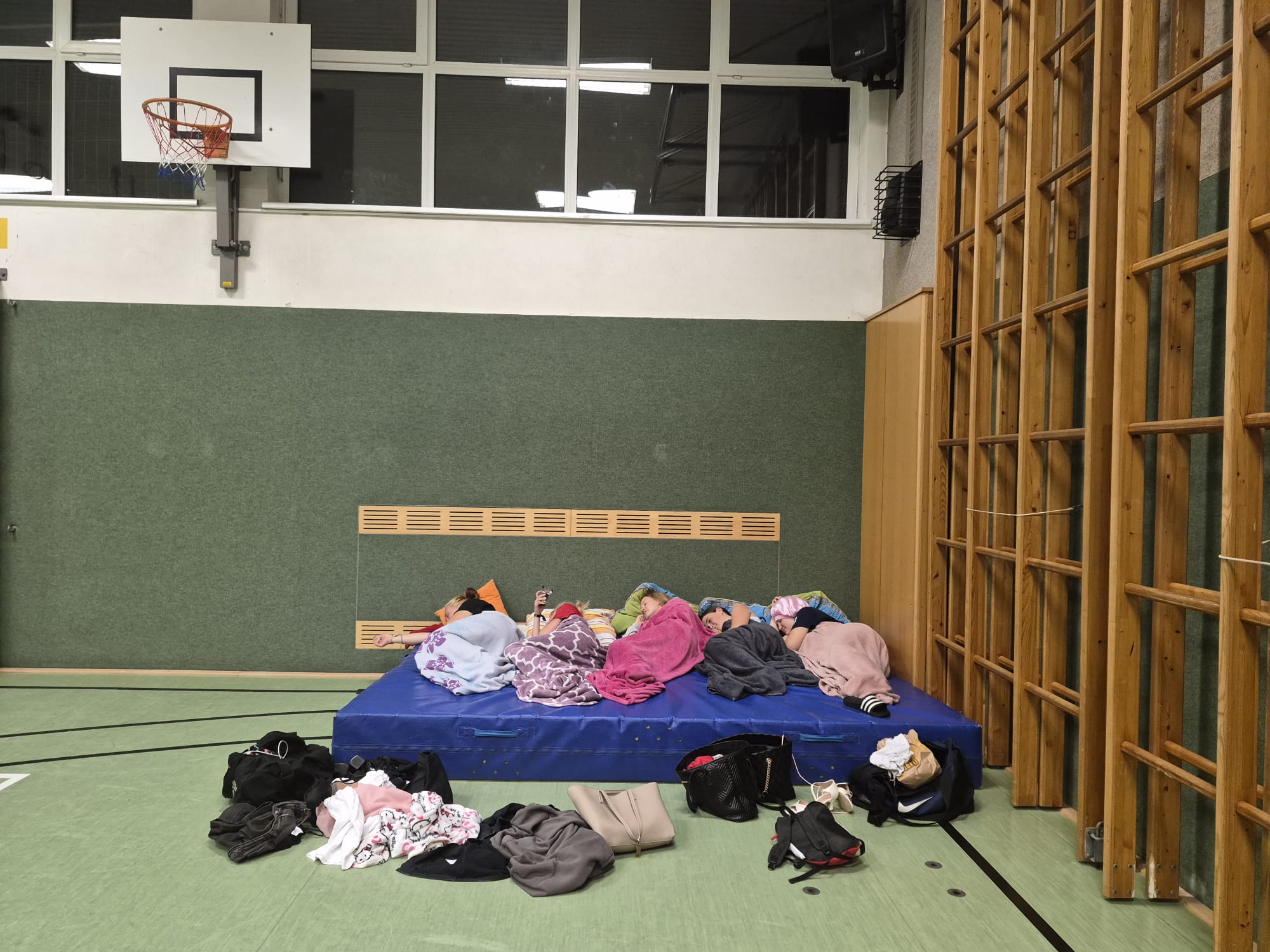 Übernachtung in der Schule